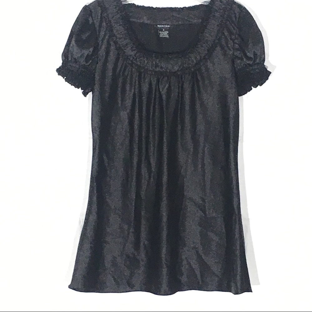 Sale🛍Spense | Women's Size Small Black Silky Top